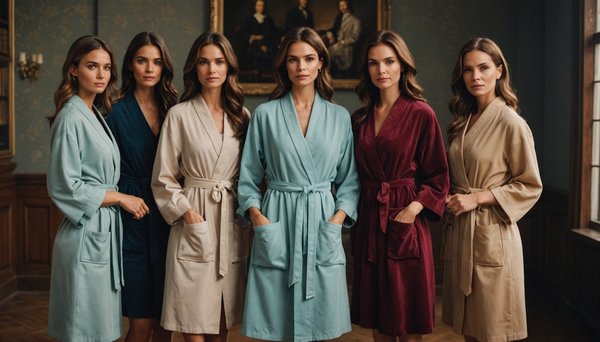 Le meilleur choix de peignoirs courts pour femmes élégantes